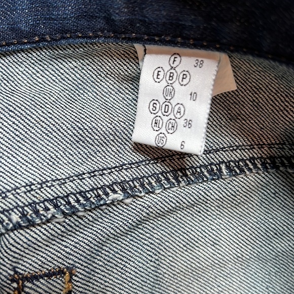 Jean Paul Gaultier Le Redoute Skinny Jeans Size 38/6US - Picture 9 of 9